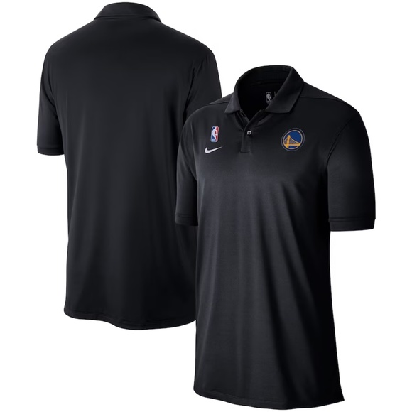 Nike Golden State Warriors Coaches Polo AV1775 010 (Black/White) - Picture 3 of 4